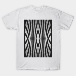 Black Shadow Lines  - by Avril Thomas T-Shirt